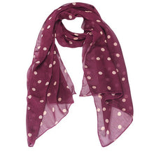JECKSION 2016 women scarf Long Wrap Shawl Polka Dot Chiffon Scarf Scarves Stole #LN