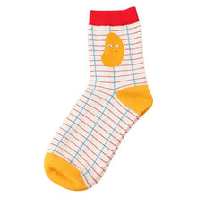 2017 Sokken Women Cartoon Striped Furit Printed Socks Cotton cotton cute funny female socks ankle low cut sox calcetines