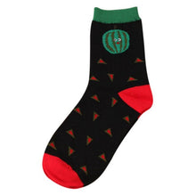 2017 Sokken Women Cartoon Striped Furit Printed Socks Cotton cotton cute funny female socks ankle low cut sox calcetines