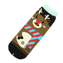 3D Printed Christmas Socks Women Unisex Low Cut Ankle Socks Animal Design Women's Casual Comfortable Cotton Crew Socks