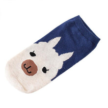 1Pairs Women Funny Socks Elasticity Comfortable Cartoon Animal Partten Cute Sock Slippers Short  Ankle Socks