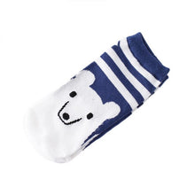 1Pairs Women Funny Socks Elasticity Comfortable Cartoon Animal Partten Cute Sock Slippers Short  Ankle Socks