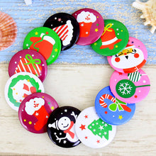 Christmas Brooch Badge Suit Hats Corsets Brooches Decoration Christmas Pendant Decorative articles Tinplate Badge Brooch #30
