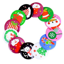 3PC  Christmas Decorative articles Tinplate Badge Brooch Badge Suit Hats Corsets Brooches Decoration Christmas Pendant #30