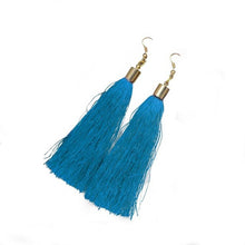 2016 new arrival Bohemian Earrings Women Long Tassel Fringe Boho Dangle Earrings Alloy Wire Earrings accessories ornamentation