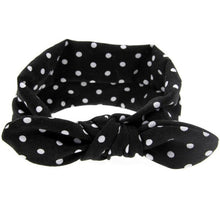 Fashion Cute Cat Ears headband Rabbit Ears Elastic Wave Point Bowknot Headband Dots Hot Sale Girls hairband Wolesale