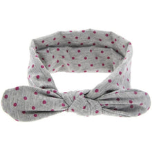 Fashion Cute Cat Ears headband Rabbit Ears Elastic Wave Point Bowknot Headband Dots Hot Sale Girls hairband Wolesale