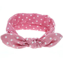 Fashion Cute Cat Ears headband Rabbit Ears Elastic Wave Point Bowknot Headband Dots Hot Sale Girls hairband Wolesale