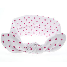 Fashion Cute Cat Ears headband Rabbit Ears Elastic Wave Point Bowknot Headband Dots Hot Sale Girls hairband Wolesale