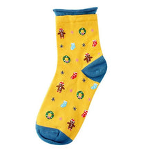 Hot Sale Christmas Socks Women Girl Socks Cute Unisex Snowman Animal Printed Cotton Soft Breathable Winter Warm Short Socks
