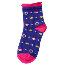 Hot Sale Christmas Socks Women Girl Socks Cute Unisex Snowman Animal Printed Cotton Soft Breathable Winter Warm Short Socks