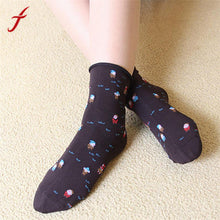 Feitong Free Size Socks Christmas Women Girl Casual Santa Claus Socks Cute Unisex Soft Cotton Breathable Warm Socks calcetines