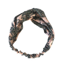 Feitong Brand Bohemia Headbands Fitness Hair Accessories For Women Floral Printed Lacy Stretchy Wide Head Band Turban Hairband