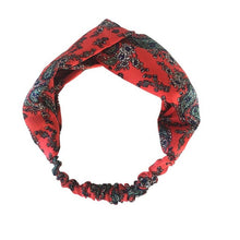Feitong Brand Bohemia Headbands Fitness Hair Accessories For Women Floral Printed Lacy Stretchy Wide Head Band Turban Hairband