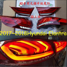 2017~2018year,Elantra taillight,Free ship! Elantra fog light,sonata,santa fe,Tiburon,lantra,ix45,tucson,ix35;Elantra rear light