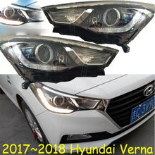 HID,2017~2018,Car Styling,verna Headlight,Solaris,accent,Elantra,Genesis,i10,i20,santa fe,tucson,veracruz,lantra;verna head lamp