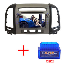7'' Quad Core 2GB RAM Android 7.1.2 WiFi BT 4G Car multimedia player GPS Capacitive Screen For Hyundai SANTA FE 3 Hole 2006-2012