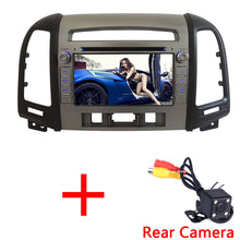 7'' Quad Core 2GB RAM Android 7.1.2 WiFi BT 4G Car multimedia player GPS Capacitive Screen For Hyundai SANTA FE 3 Hole 2006-2012