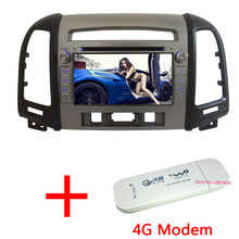 7'' Quad Core 2GB RAM Android 7.1.2 WiFi BT 4G Car multimedia player GPS Capacitive Screen For Hyundai SANTA FE 3 Hole 2006-2012