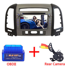 7'' Quad Core 2GB RAM Android 7.1.2 WiFi BT 4G Car multimedia player GPS Capacitive Screen For Hyundai SANTA FE 3 Hole 2006-2012