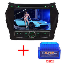 8'' Android 7.1 Quad Core 2GB RAM 2 Din HD Car Stereo DVD Player Bluetooth USB/TF FM For Hyundai IX45/Santa FE 2013-2016