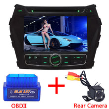 8'' Android 7.1 Quad Core 2GB RAM 2 Din HD Car Stereo DVD Player Bluetooth USB/TF FM For Hyundai IX45/Santa FE 2013-2016
