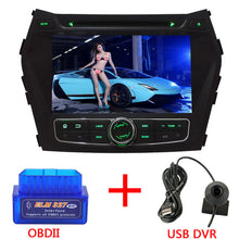 8'' Android 7.1 Quad Core 2GB RAM 2 Din HD Car Stereo DVD Player Bluetooth USB/TF FM For Hyundai IX45/Santa FE 2013-2016
