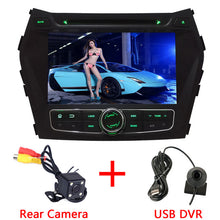 8'' Android 7.1 Quad Core 2GB RAM 2 Din HD Car Stereo DVD Player Bluetooth USB/TF FM For Hyundai IX45/Santa FE 2013-2016