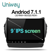 uniway AIX459071 android7.1.1 car dvd for Hyundai IX45 Santa fe 2013  2014 car radio stereo navigation